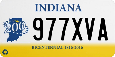 IN license plate 977XVA