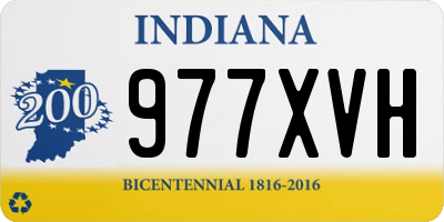 IN license plate 977XVH