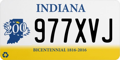 IN license plate 977XVJ