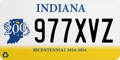 IN license plate 977XVZ