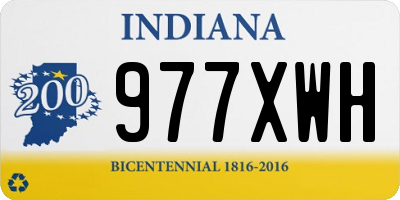 IN license plate 977XWH