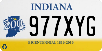 IN license plate 977XYG