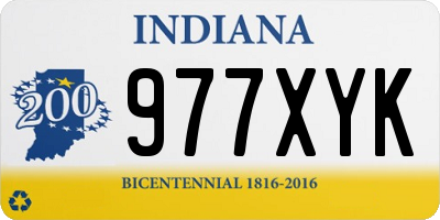 IN license plate 977XYK