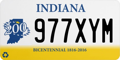 IN license plate 977XYM