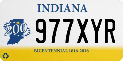 IN license plate 977XYR