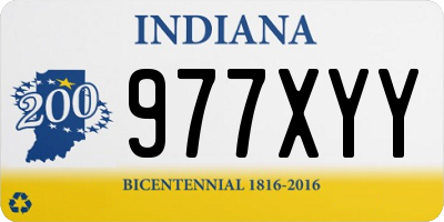 IN license plate 977XYY