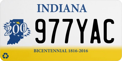 IN license plate 977YAC