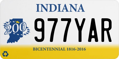 IN license plate 977YAR