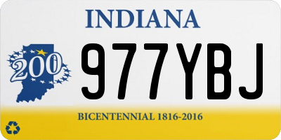 IN license plate 977YBJ
