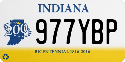 IN license plate 977YBP