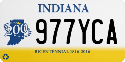 IN license plate 977YCA