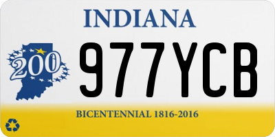 IN license plate 977YCB