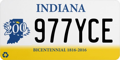 IN license plate 977YCE