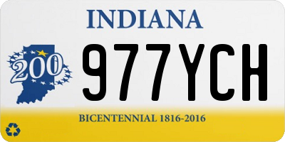 IN license plate 977YCH