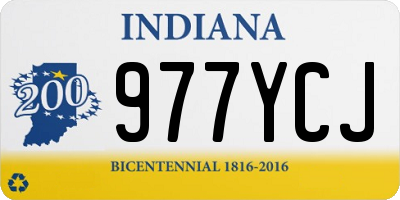 IN license plate 977YCJ