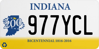 IN license plate 977YCL