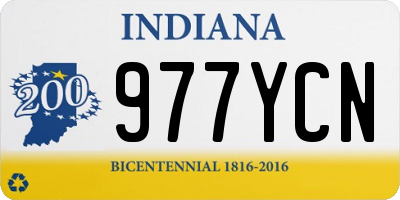 IN license plate 977YCN