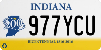 IN license plate 977YCU