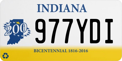 IN license plate 977YDI