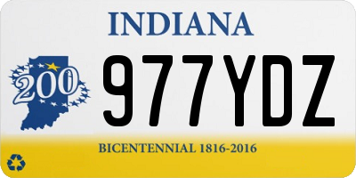 IN license plate 977YDZ