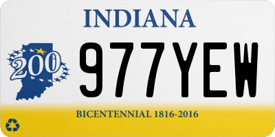 IN license plate 977YEW