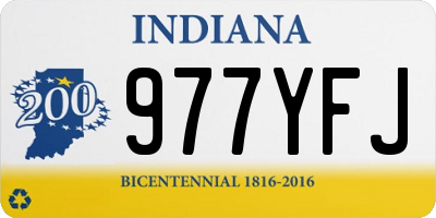 IN license plate 977YFJ