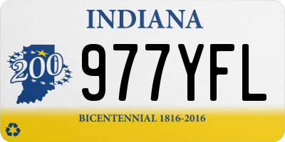 IN license plate 977YFL