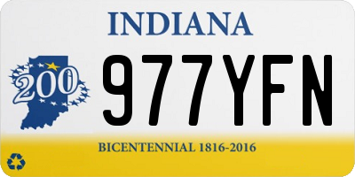 IN license plate 977YFN