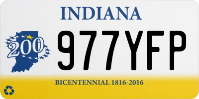 IN license plate 977YFP