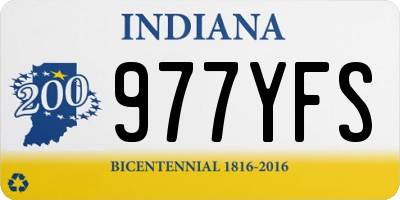 IN license plate 977YFS
