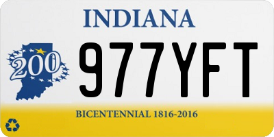 IN license plate 977YFT