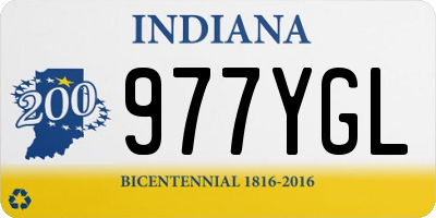 IN license plate 977YGL