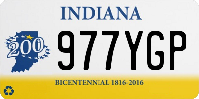 IN license plate 977YGP