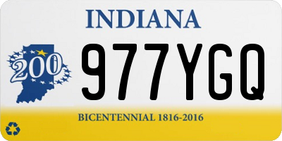 IN license plate 977YGQ