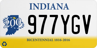 IN license plate 977YGV