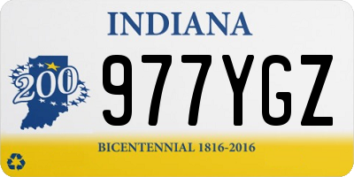 IN license plate 977YGZ