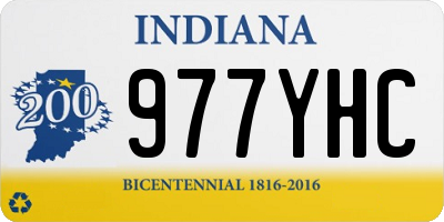 IN license plate 977YHC