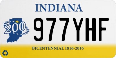 IN license plate 977YHF