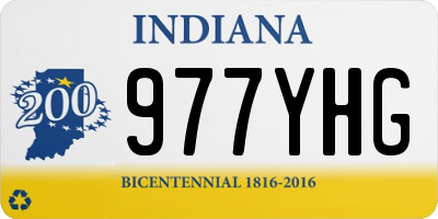 IN license plate 977YHG