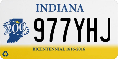 IN license plate 977YHJ