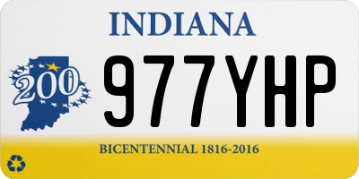 IN license plate 977YHP