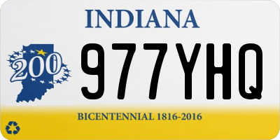 IN license plate 977YHQ