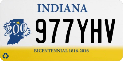 IN license plate 977YHV