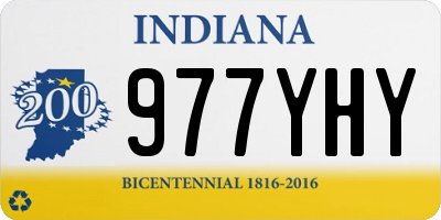 IN license plate 977YHY