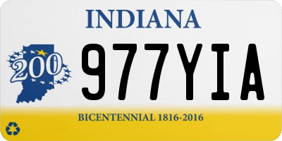 IN license plate 977YIA