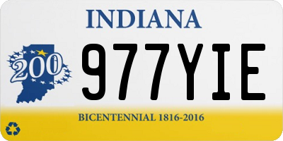 IN license plate 977YIE