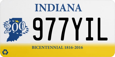 IN license plate 977YIL