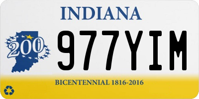 IN license plate 977YIM