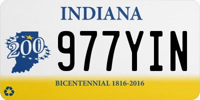 IN license plate 977YIN