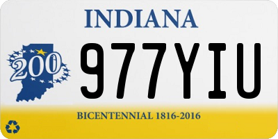 IN license plate 977YIU
